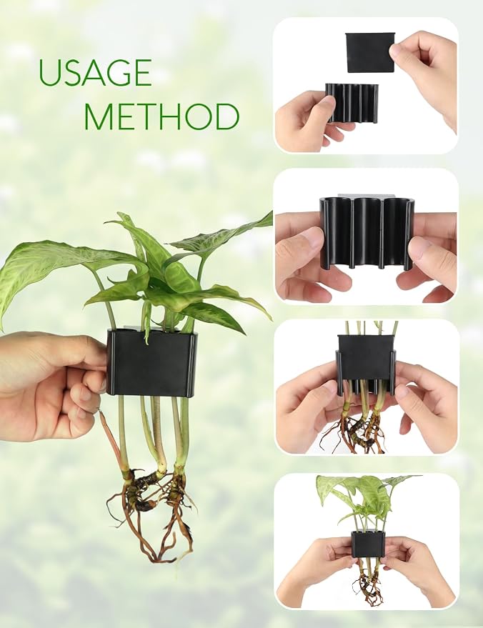 2 Pk Upgraded Aquarium Plant Holder, Hanging Aquarium Plant Holder - Image 4