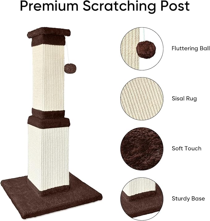 AGYM 32 Tall Cat Scratching Post - Image 2