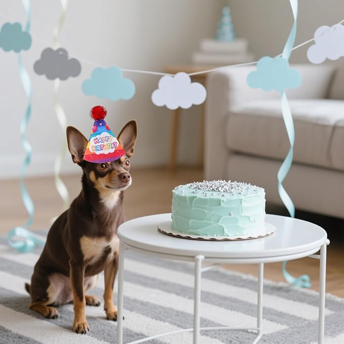 6pcs/Pack Dog Birthday Hats Party Hats - Image 6
