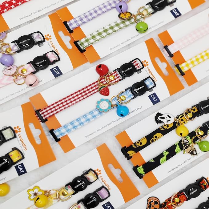2 Pack Cotton Breakaway cat Collars - Image 6