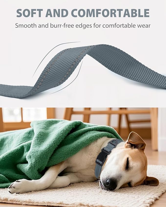 Joytale Reflective Dog Collar, Adjustable Nylon Pet Collar - Image 3