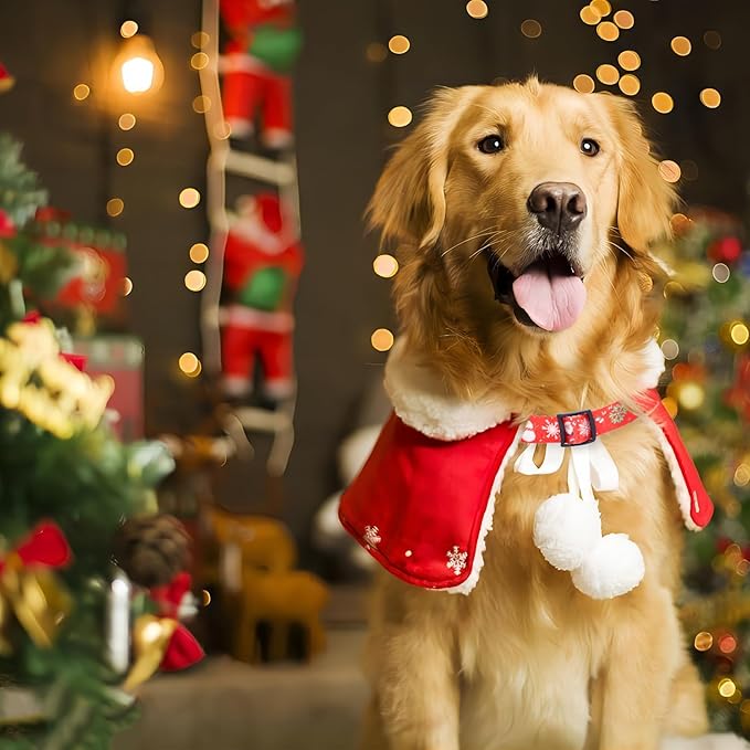 Christmas Dog Collar with Buckle Adjustable Safety Nylon Collars - Image 6