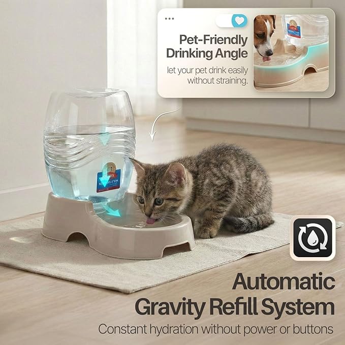 Flexzion Automatic Gravity Pet Waterer - Image 3
