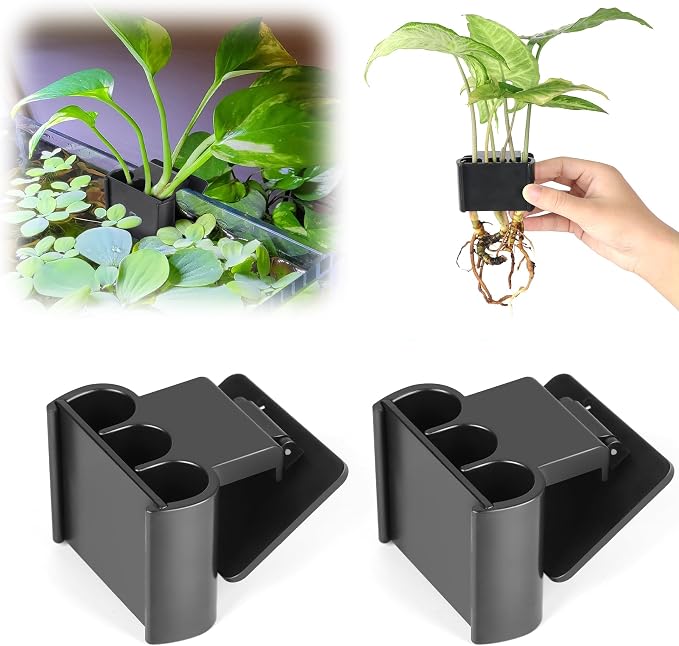 2 Pk Upgraded Aquarium Plant Holder, Hanging Aquarium Plant Holder by joqepy