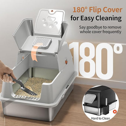 Stainless Steel Cat Litter Box - Image 2