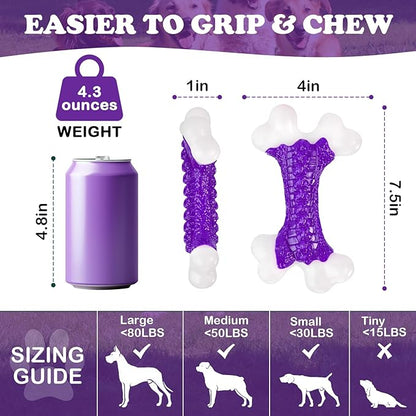 Tough Dog Toys, Dog Toys for Aggressive Chewers Breed, Aggressive Chew Toys for - Image 3