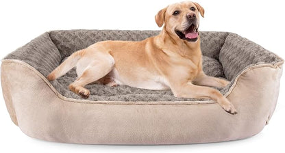JOEJOY Rectangle Dog Bed for Large Medium Small Dogs by JOEJOY