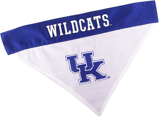 Pets First Collegiate Pet Accessories, Reversible Bandana, Kentucky Wildcats by PETSFIRST