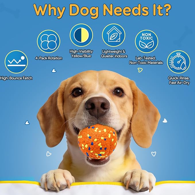 Dog Balls, Indestructible Tennis Balls - Image 4