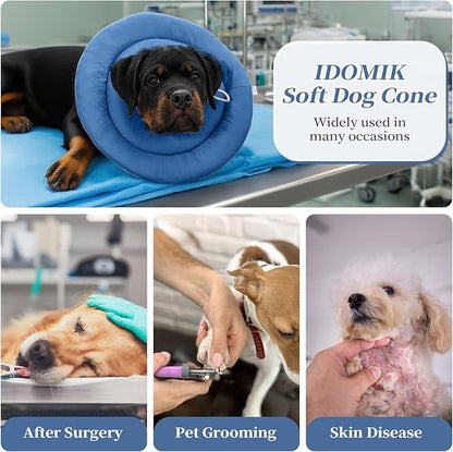 IDOMIK Dog Recovery Collar, Waterproof Soft Dog Cone After Surgery, Comfy - Image 7