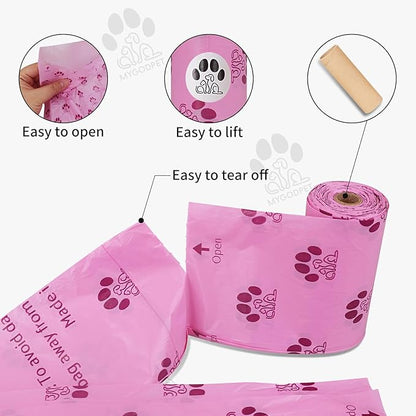 Dog Poop Bags Rolls with Dispenser 150 Count Biodegradable Bags - Image 4