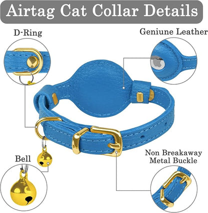 OOPSDOGGY Leather AirTag Cat Collar - Image 3