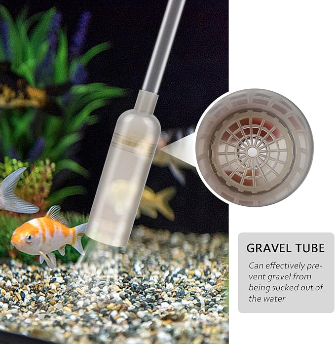 Aquarium Gravel Cleaner Siphon Vacuum, manually Operated Water Changer kit and - Image 6