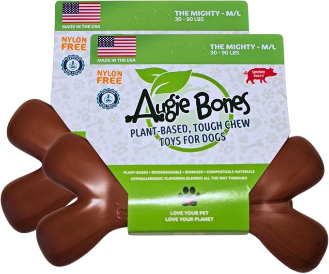 2-Pack Non-Toxic Dog Toys by AugieBones