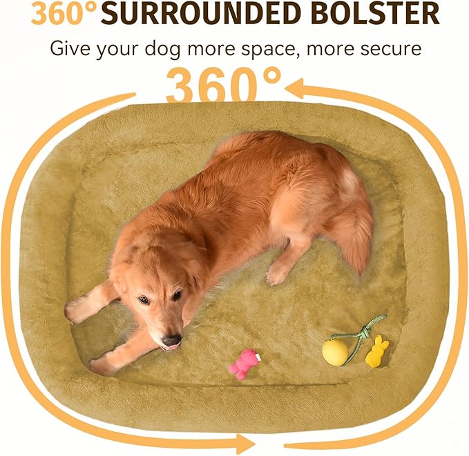 Orthopedic Waterproof Large Dog Bed: Memory Foam Washable Dog Bed - Image 4