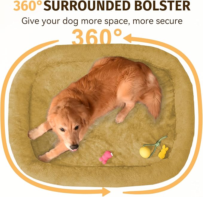 Orthopedic Washable Large Dog Bed: Cooling Dog Bed - Image 4