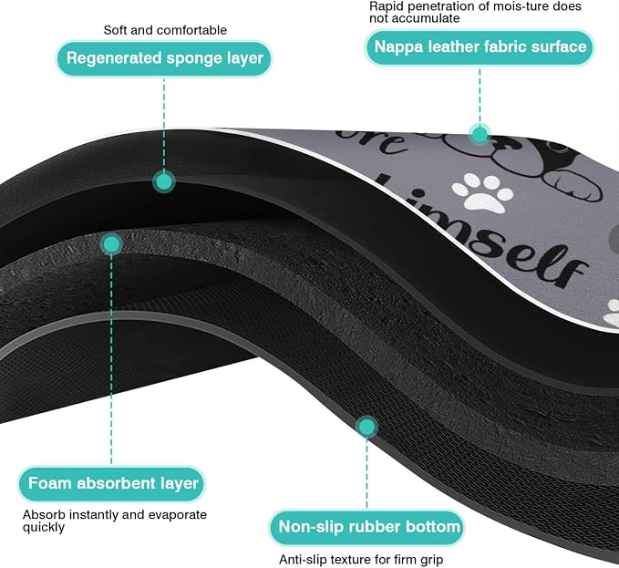 Pet Feeding Mat for Floors Waterproof Dog Mat for Food and Water Absorbent - Image 6