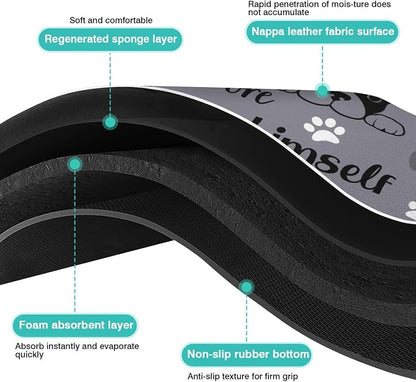 Pet Feeding Mat for Floors Waterproof Dog Mat for Food and Water Absorbent - Image 6