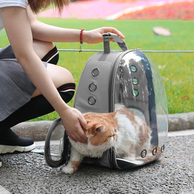 Cat Backpack Carrier Back Expandable Bubble Pet Carrier Backpack - Image 6