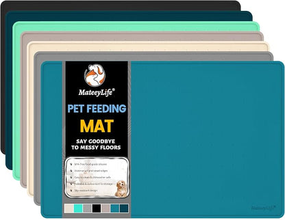 MateeyLife Dog & Cat Food Water Mat by MateeyLife