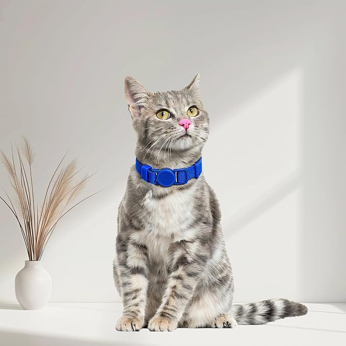 Breakaway Cat Collar with Bell, Safety Buckle Kitten Collar, Elastic Strech - Image 7