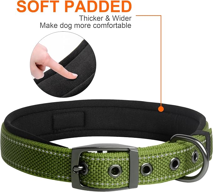 Fida Heavy Duty Dog Collar for Large Dogs, Ultra Comfortable Soft Neoprene - Image 3