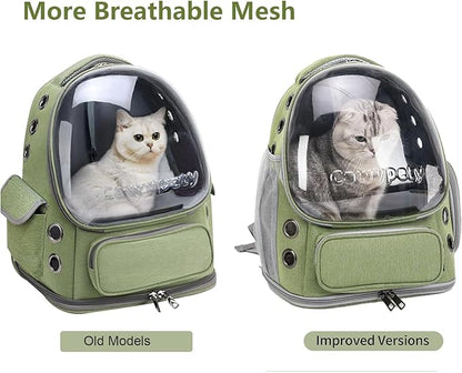 Cat Backpack Carrier, Breathable Cat Carrier Large Space Bubble Pet Backpack - Image 3