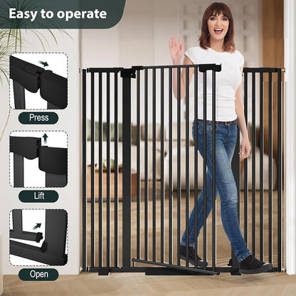 51'' Extra Wide Cat Gate Barrier 30-63'' Wide - Image 4
