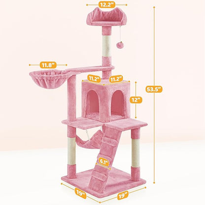 Yaheetech Cat Tree Tower for Indoor Kitten, Pet Furniture - Image 3