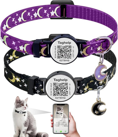 2PCS Breakaway Cat Collars by Taghelp