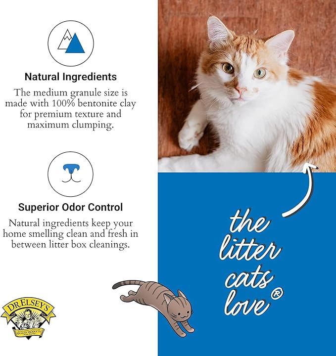 Dr. Elsey's Ultra UnScented Clumping Clay Cat Litter 40 lb. Bag - Image 4