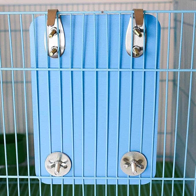 7" Bird Mirror with Rope Perch Bird Toys Swing, Comfy Perch - Image 4
