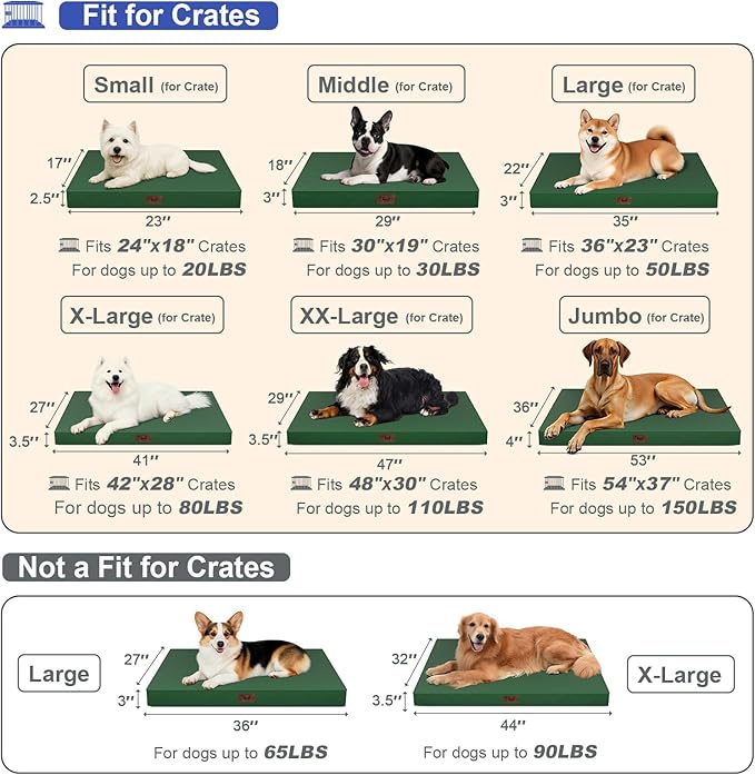 Outdoor Extra Large Dog Bed, Waterproof Dog Bed - Image 2