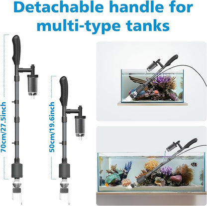 fishkeeper Electric Aquarium Vacuum Gravel Cleaner, 25W 6 in 1 Multifunction - Image 7