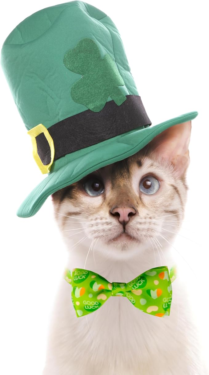 2 Pack St. Patrick's Day Cat Collars - Image 5