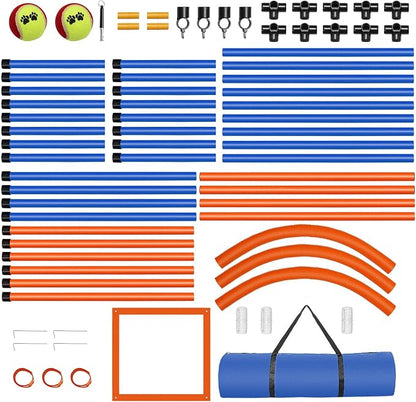 Dog Agility Training Equipment, 72-Piece Obstacle Course Training Starter Kit - Image 9