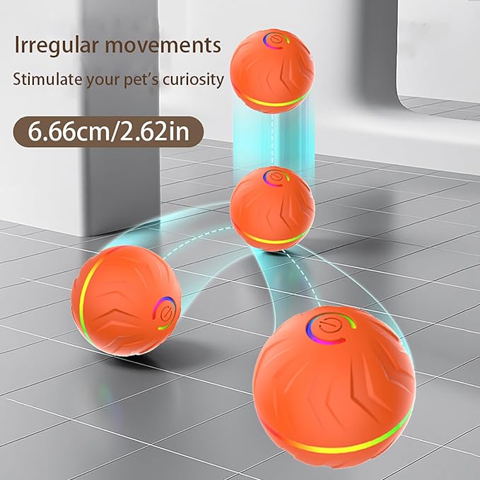 2026 T01 Interactive Dog Toys Dog Ball, Automatic Rolling and Bouncing Moving - Image 2