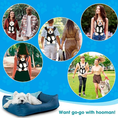 Mosago Dog Backpack Carrier, Adjustable Pet Front Carriers, Legs Out Carrying - Image 9