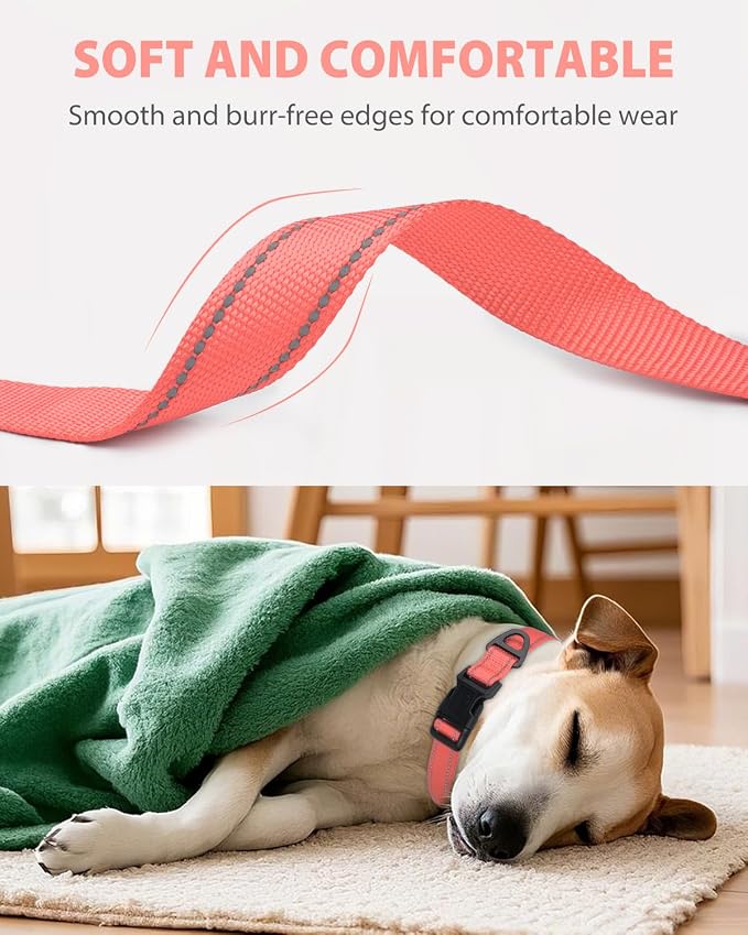 Joytale Reflective Dog Collar, Adjustable Nylon Pet Collar - Image 3