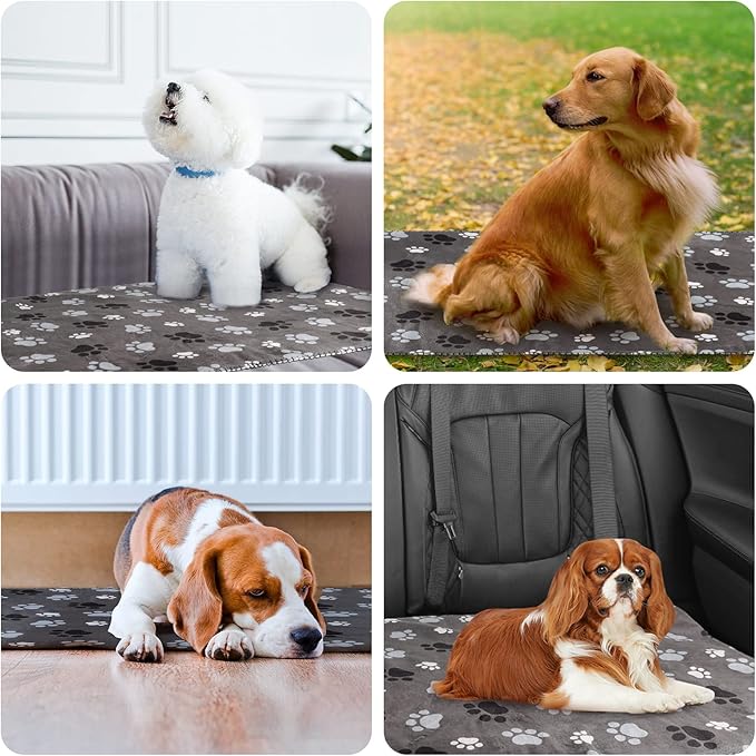 Waterproof Pet Blanket Dog Blankets, Pattern Printing Super Soft Warm Fluffy - Image 8