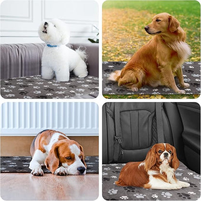 Waterproof Pet Blanket Dog Blankets, Pattern Printing Super Soft Warm Fluffy - Image 8