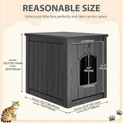 Cat Litter Box Enclosure, Hidden Litter Box - Image 4