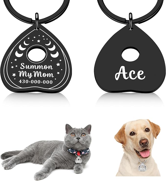 Cat Collar Tags Personalized by Custom