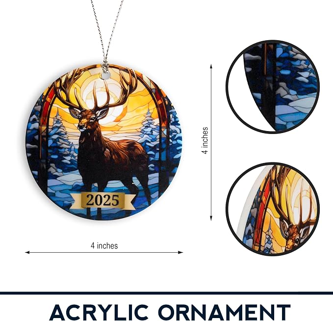 Reindeer Ornament, Christmas Ornaments 2025, Hunting Ornaments - Image 5