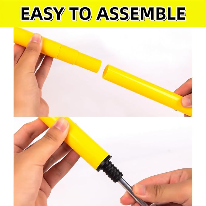 6 Pcs Soccer Agility Poles for Training, 5 FT Adjustable Speed and Agility - Image 4