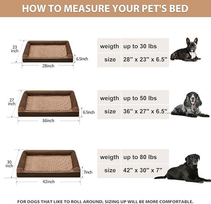 BFPETHOME Dog Beds for Large Dogs, Orthopedic Dog Bed for Medium Large Dogs - Image 6