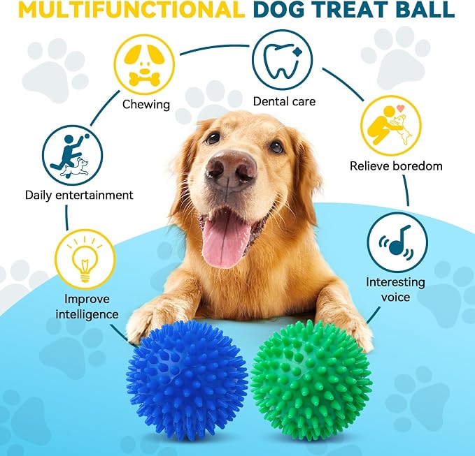 SHARLOVY 4.5'' Squeaky Dog Toy Balls - Image 6