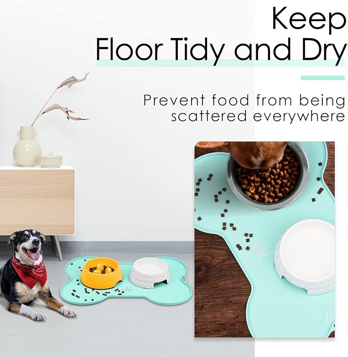 Super Design Dog Food Mat Dog Bowl Mat - Image 2