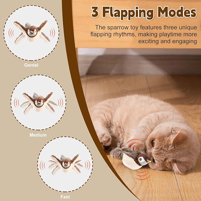 Chirping Bird Cat Toy - Image 5