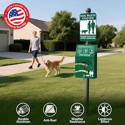 Aluminum Outdoor Dog Bag Dispenser - Image 2
